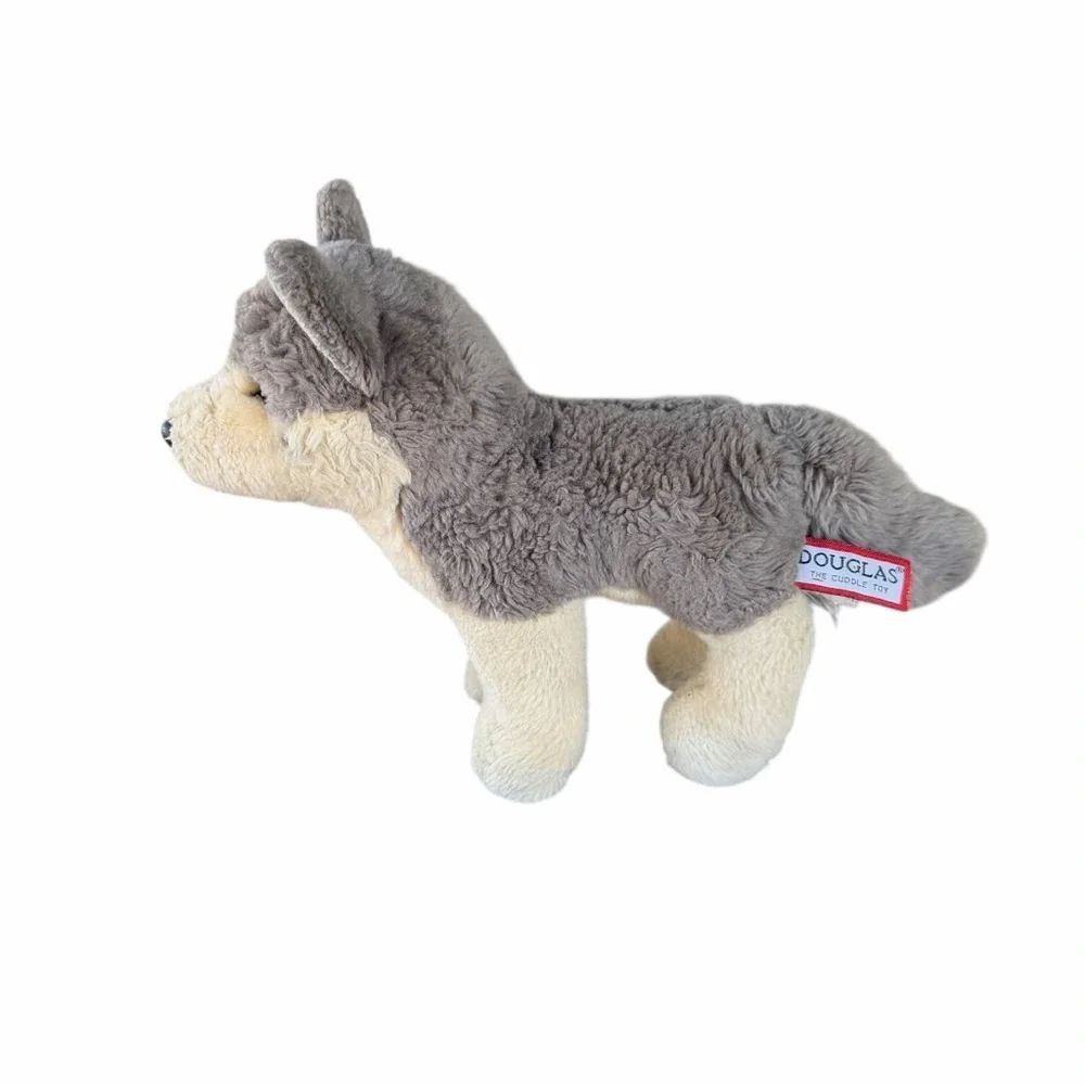 Douglas Cuddle Toy Dancer the Wolf Plush Stuffed Animal Husky Akita 14”